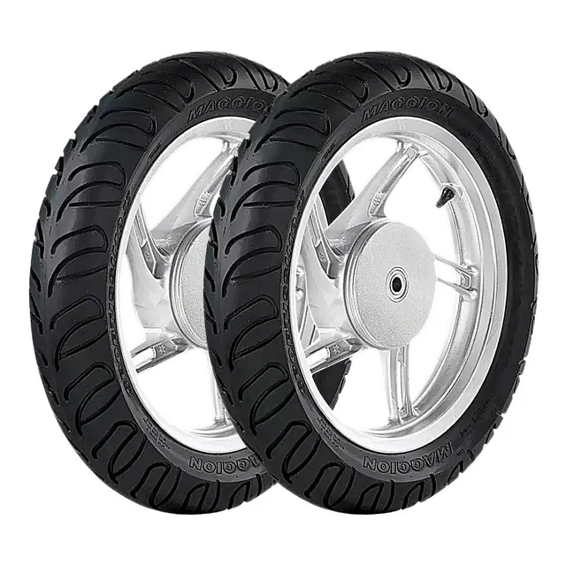 Par Pneu Moto 100/90 E 90/90-14 Maggion Pcx Scooter