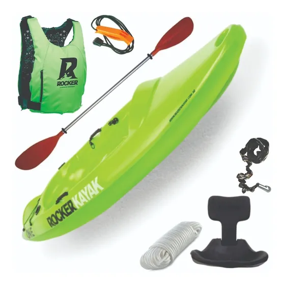 Kayak Rocker One Para 1 Persona Con Asiento + Remo + Chaleco