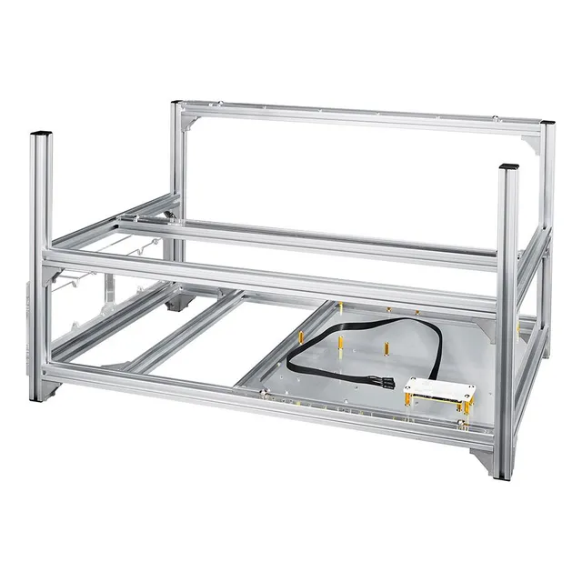 Caja De Aluminio Para Marco De Minería De 6 Gpus