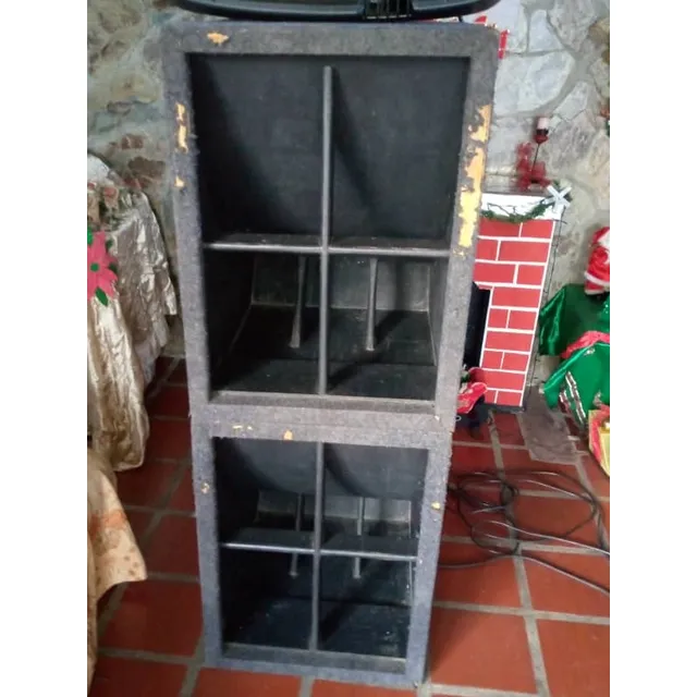 Caja Turbo Sound 18  Con Bajo Eminence Omegapro De 1200
