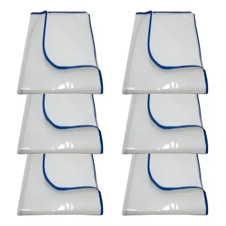 Kit 6 Tapetes Higiênicos Laváveis Inovação Pet 80x60cm Cachorros