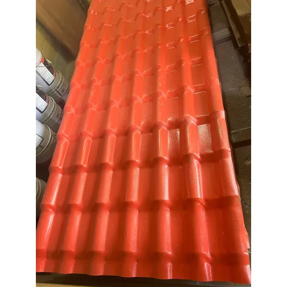 Lámina De Techo Pvc Mil Tejas Tipo Teja 3,95 X 1,05 2,3mm