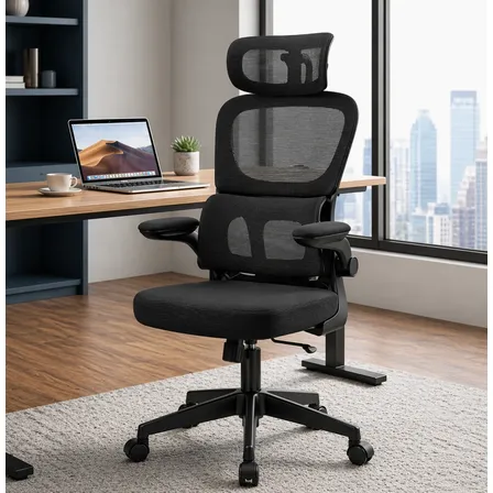 Cadeira Escritório Ergonômica Executivo Premium Apoio Lombar