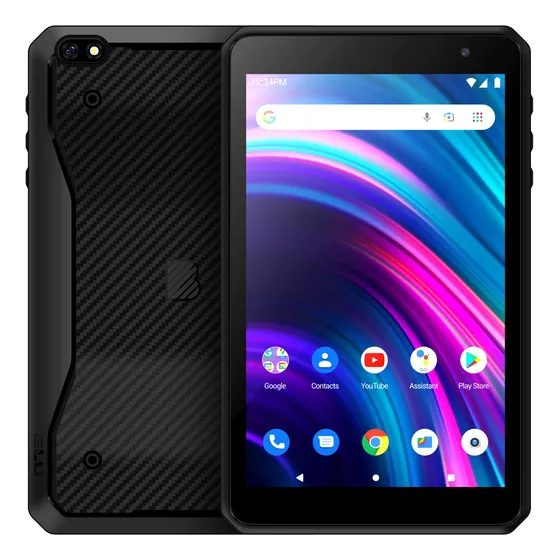 Tablet Teléfono 4g Blu M8l 3/32gb Con Forro Antigolpe