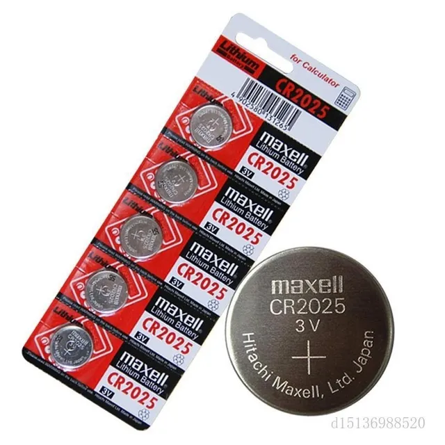 Pilas Cr2025 Calculadora, Reloj Blister X 5 Unidades