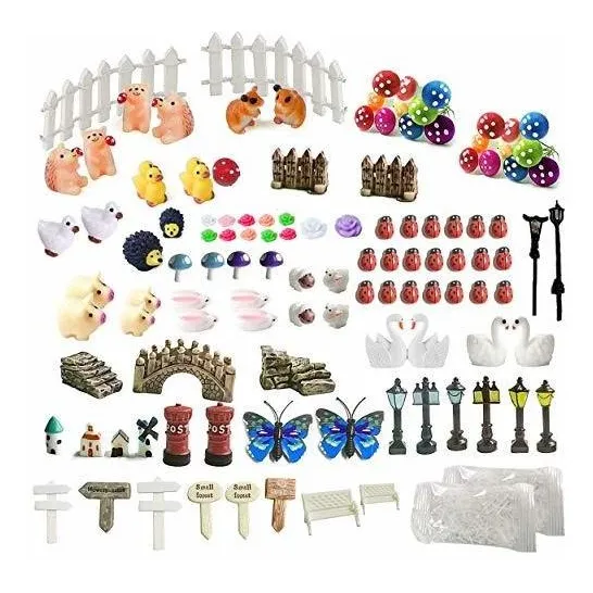 Zjw Juego 112 Accesorio Jardin Hada Miniatura Para Casa