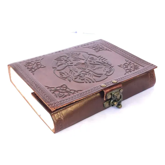Libro: Cuaderno Universal En Piel En Blanco Sin Forro