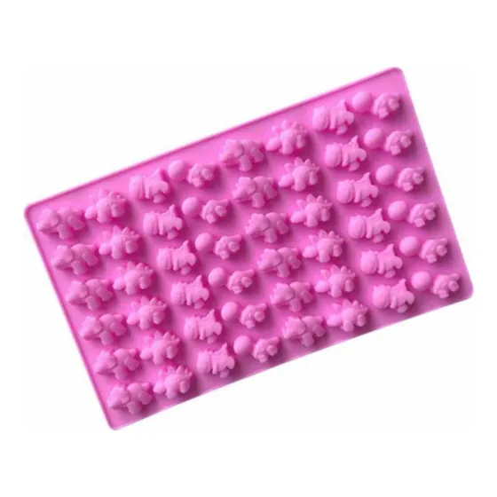 Molde Silicona Dinosaurios Baby Bebe Mini Dino 48 Cavidades