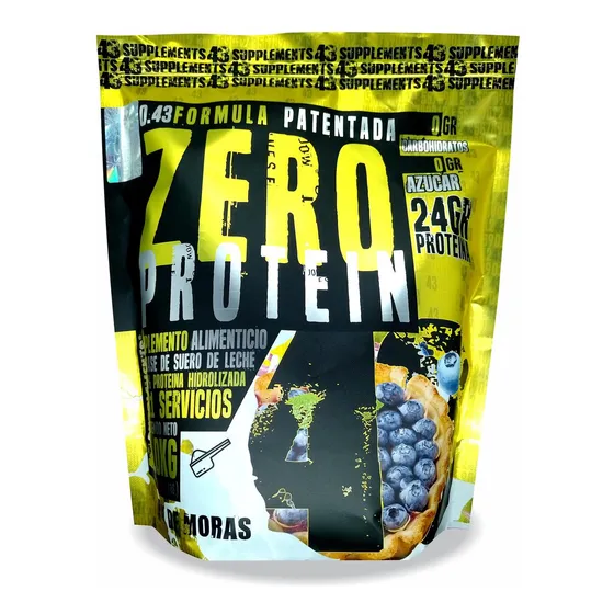 43 Proteina Zero Hidrolizada 1 Kg Pay De Mora 43 Supplements