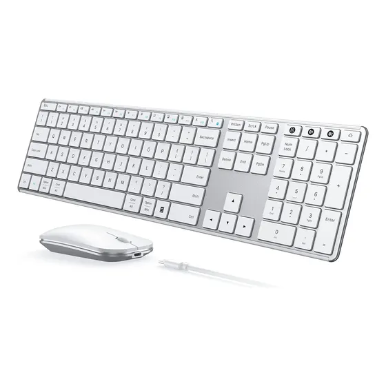 Teclado Y Ratón Inalámbricos Recargables Para Mac Os  