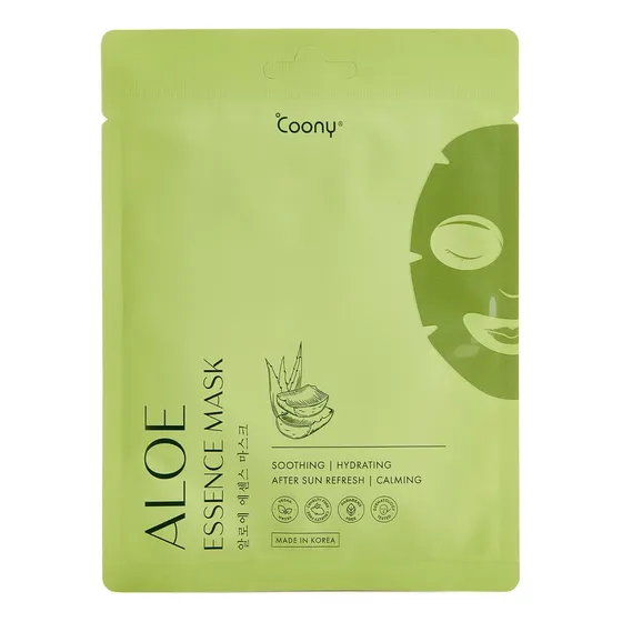 Mascarilla Facial Hidratante Coony Aloe Vera Calmante Tipo De Piel Todo Tipo