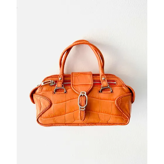 Cole Haan. Modelo Alexa Croco. Mini Cartera 100% Cuero.