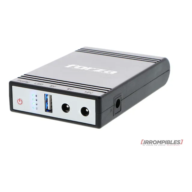 Ups Y Cargador Portátil De 14w, Pto Usb, Salidas 5/9/12vcc