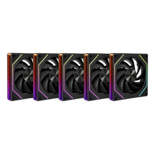 Fan Gamer Nzxt F420 Rgb Core Triplo Preto Corpo Único Preto