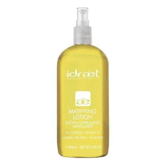Loción Astringente Pieles Grasas Con Te Verde 500 Ml Idraet
