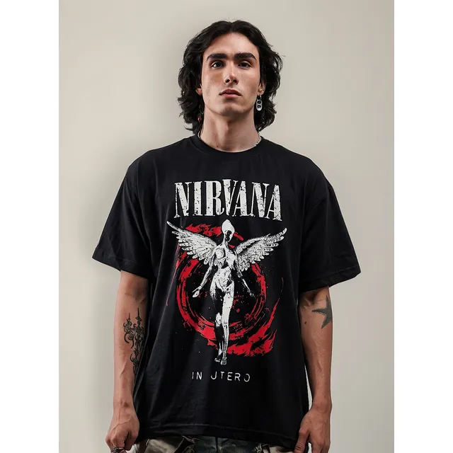 Camiseta Nirvana In Utero Rock Activity