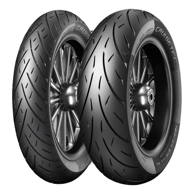 Par Pneu 100/90-19 + 180/65b16 Moto Cruisetec Metzeler