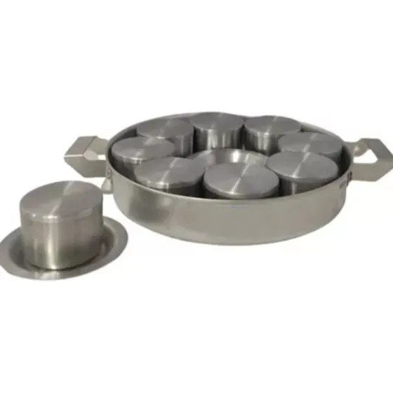 Quesillera De 11 Piezas De Aluminio 