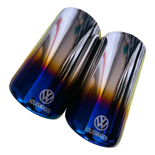 Colillas Puntas Salidas Escape Vw Volkswagen Par Acero Inoxi