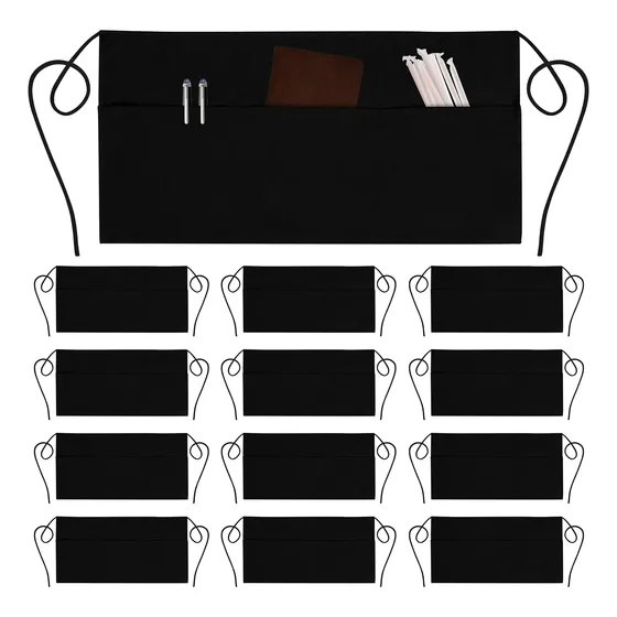 Lifestyle Delantal Para Servidor 3 Bolsillo Cintura Agua