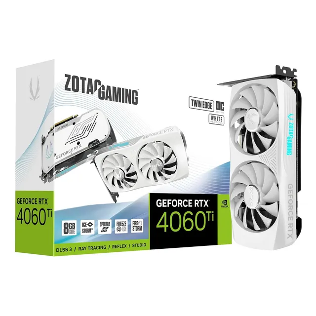 Zotac Gaming Geforce Rtx 4060 Ti 8gb Twin Edge Oc Blanco ...