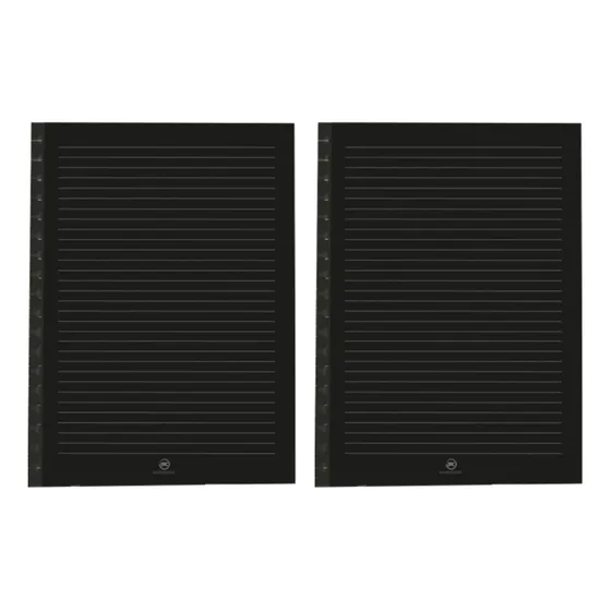 Refil Preto Caderno Smart Universitário C/ 48fls Dac Kit C/2