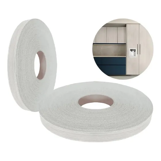 Tapacanto De Melamina Amaranto De 22mm X 50 Mts Con Peg.