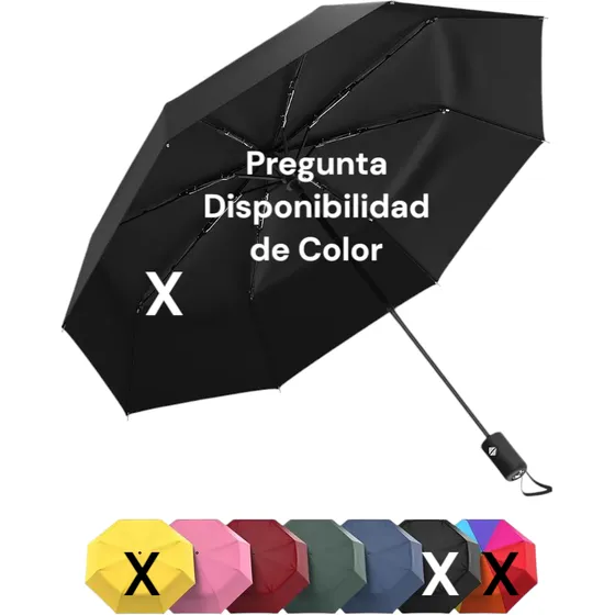Paraguas Cartera Apertura Cierre Automatico Protección Uv