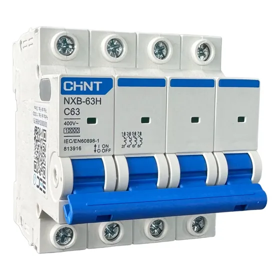 Interruptor Automatico Tetrapolar 4x63a 10ka Curva C - Chint