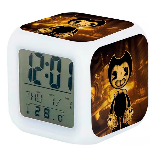 Reloj Despertador Digital Bendy And The Ink Machine Alarma