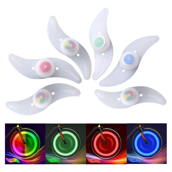 6 Luces Accesorio Para Bicicleta Multicolor Llanta  4 Colore