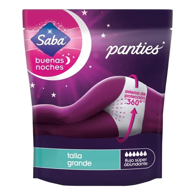 Panties Saba Buenas Noches Talla Grande 3 Piezas