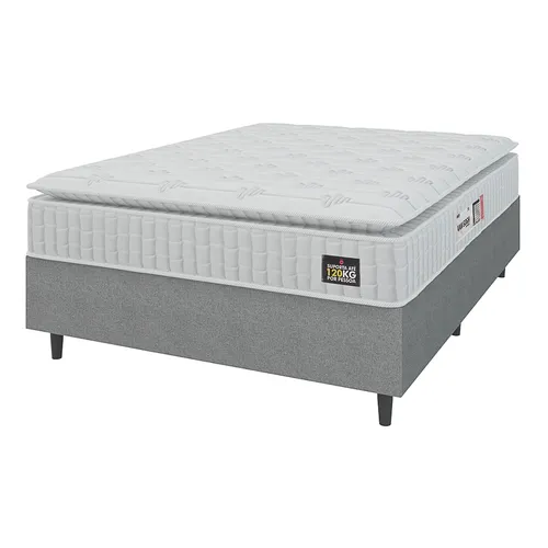 Cama Box Colchão Casal Espuma D33 New Millenium 138x188x57cm