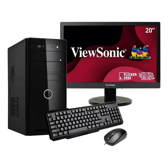 Computadora Completa Amd Intel Dual Core 8gb Led 22 Lol