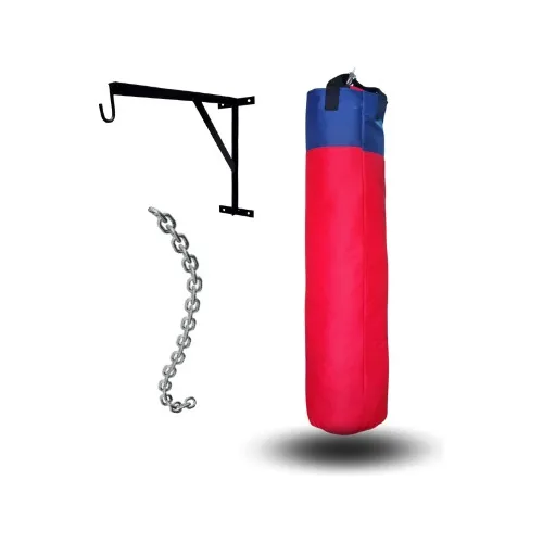 Promo : Bolsa De Boxeo 90 Cm + Relleno + Soporte + Cadena