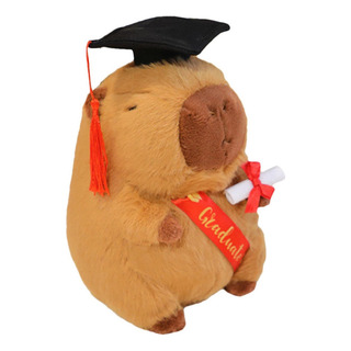P Capibara De Peluche De Capibara Con Sombrero De Doctorado P Capibara De Peluche De Capibara Con Sombrero De Doctorado