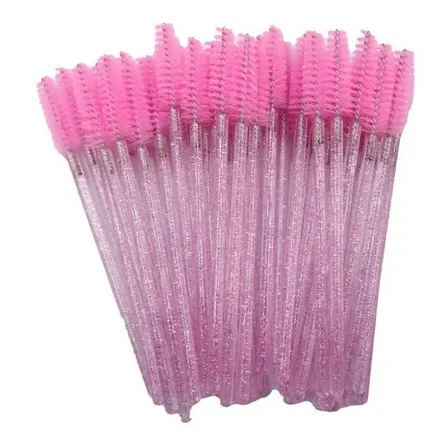 50 cepillos desechables para alargar las pestañas