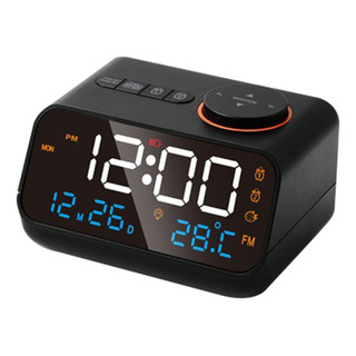 Para Despertador Multifuncional Com Rádio Fm E Display Led, Para Despertador Multifuncional Com Rádio Fm E Display Led,