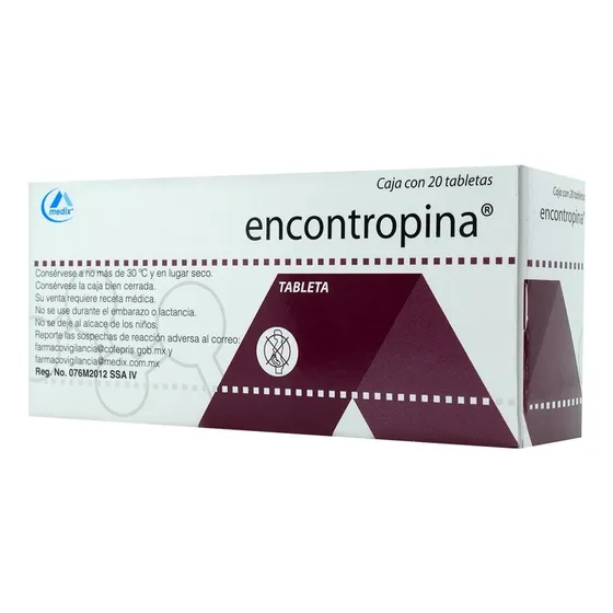 Encontropina Tabletas 10 Mg/20 Mg, 20 Tabletas