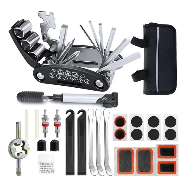 Kits De Herramientas De Reparación De Bicicletas Multifuncio
