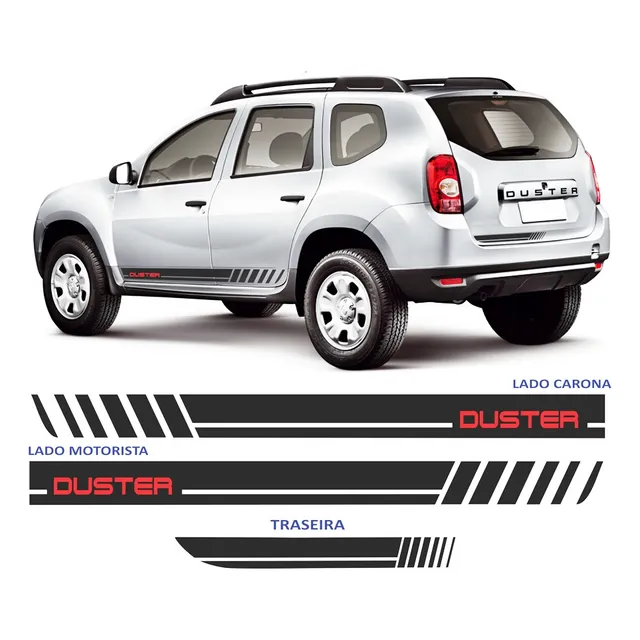 Adesivos Duster Dynamique 2020 Lateral E Traseira Renault