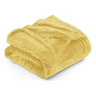 Manta Polar Blanket Utopia, Tamaño Doble, Color Amarillo, 30 Manta Polar Blanket Utopia, Tamaño Doble, Color Amarillo, 30