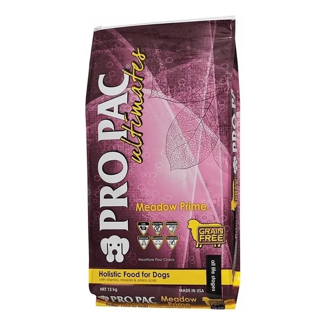 Alimento Pro Pac Pro Pac Ultimates Meadow Prime para perro todos los tamaños sabor mix de 12 kg