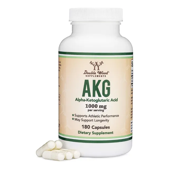 Akg (ácido Alfa Cetoglutárico) 1,000 Mg P/porción (180 Caps)