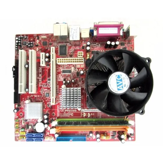 Kit Placa Mãe 775 Com Processador Celeron Ddr2 + 2gb Memória