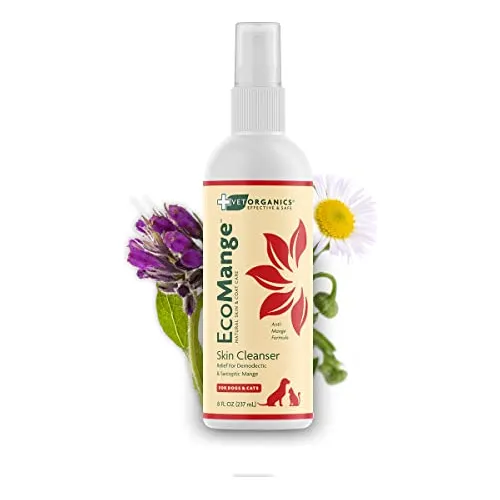 Alivio De Mange Para Perros Amp; Gatos - 8 Oz. Gato F1e2v