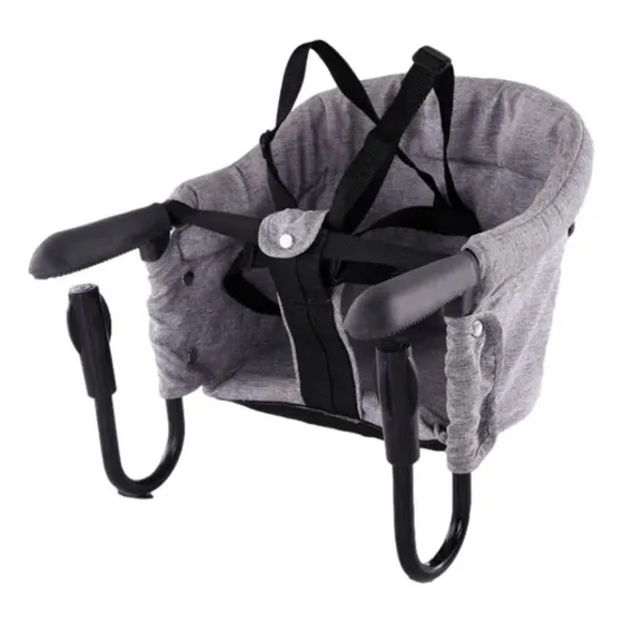 Silla De Comer Bebe Para Mesa Ajustable Plegable Portatil