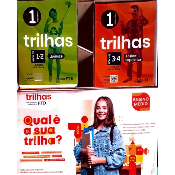 Kit Do Professor Trilhas Um Sistema De Ensino 1 Ano.