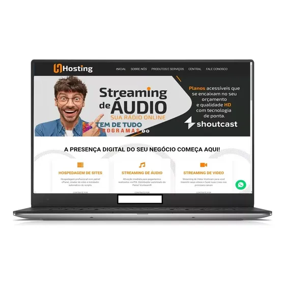 Script Php Site De Hospedagem - Responsivo Com Painel Admin