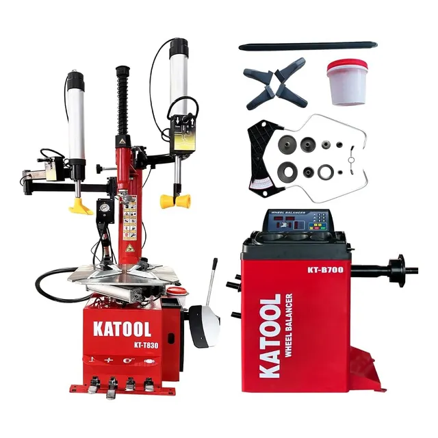 Katool 2.0hp Tire Changer Bead Blaster Wheel Balance Machine